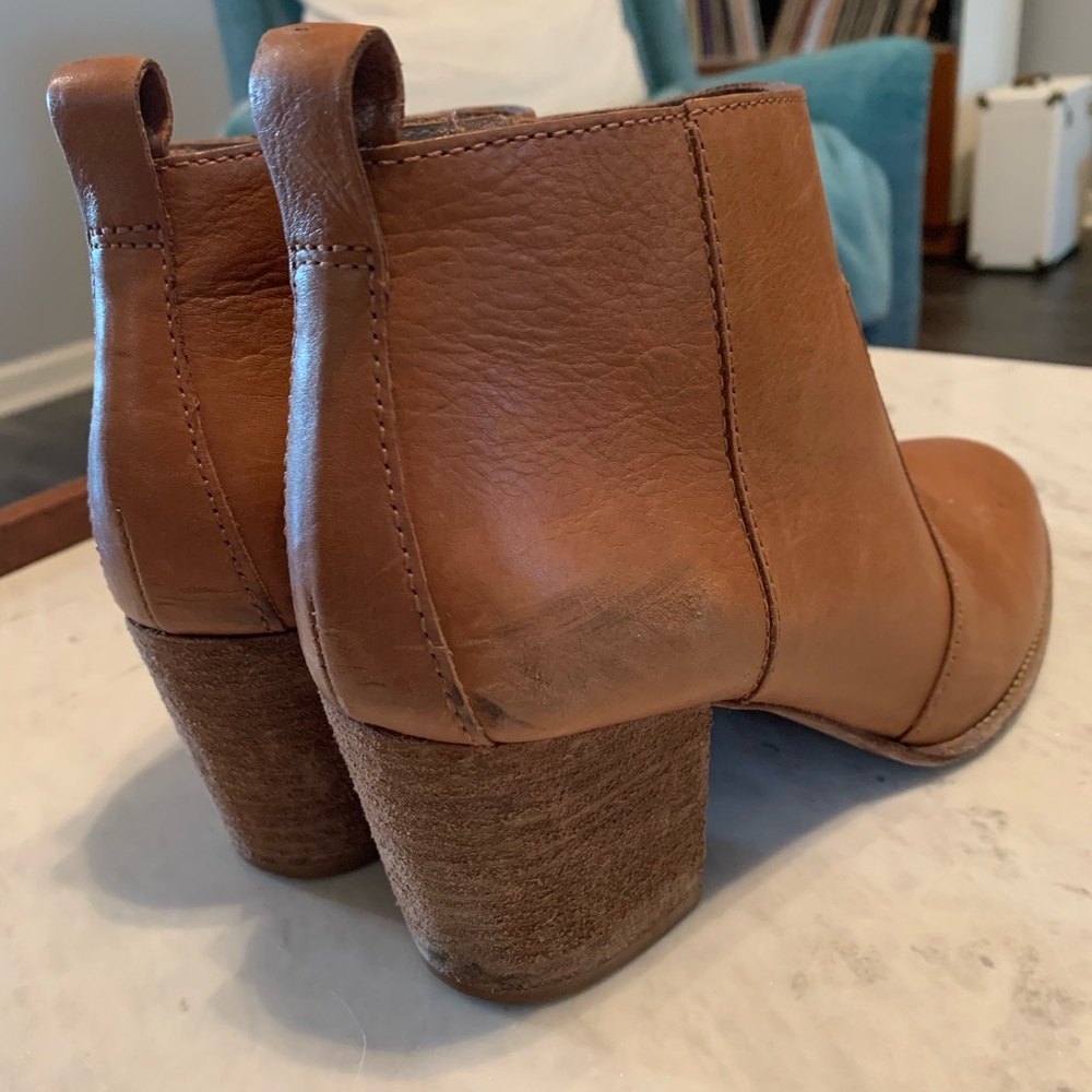 Madewell Billie Boots in Leather - Saddle Brown - Size 9 - Picture 3 of 7